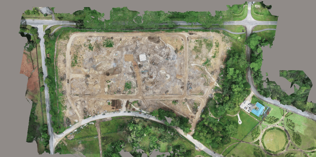 Fig. 11 - Drone Project Control – A High-Resolution Orthomosaic